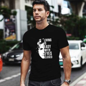 John Lennon Living Is Easy With Eyes Closed 0 T Shirt