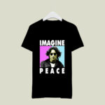 John Lennon Peace Imagine Pastel Image 4 T Shirt
