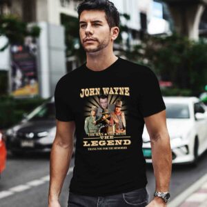 John Wayne The Man The Myth The Legend Signature Thank You For The Memories 0 T Shirt