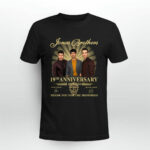 Jonas Brothers 19th anniversary 2005 2024 thank you for the memories signatures 4 T Shirt