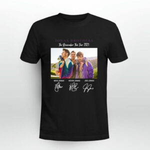 Jonas Brothers The Remember This Tour 2021 front 4 T Shirt