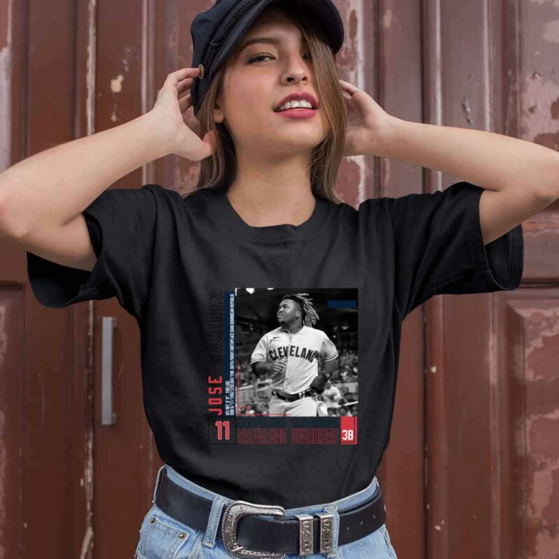 Jose Ramirez Cleveland Indians Baseball 0 T Shirt