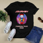 Journey Freedom Tour 2023 front 3 T Shirt