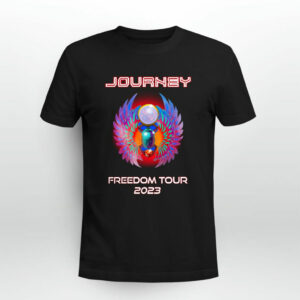 Journey Freedom Tour 2023 front 4 T Shirt