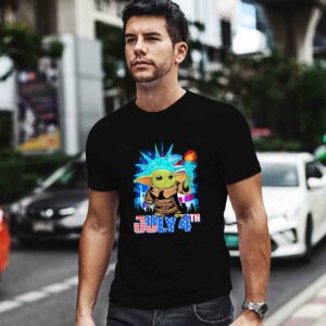 July 4Th Independence Baby Yoda 0 T Shirt