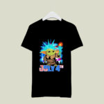 July 4Th Independence Baby Yoda 4 T Shirt