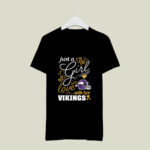 Just A Girl In Love With Her Minnesota Vikings 2 T Shirt