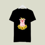 Just A Girl Who Love Pig And Sunflower 2 T Shirt