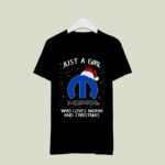 Just A Girl Who Loves Mopar And Christmas 3902 T Shirt