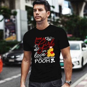 Just a Girl in love with her Pooh 0 T Shirt