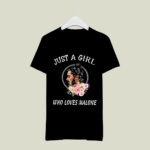 Just a girl love who loves Post Malone 4 T Shirt