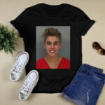 Justin Bieber Mugshot Singer 3 T Shirt
