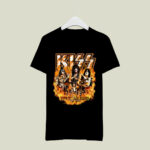 KISS End Of The Road World Tour 2021 Rock Band front 2 T Shirt