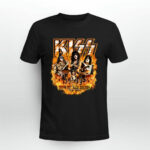 KISS End Of The Road World Tour 2021 Rock Band front 3 T Shirt