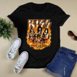 KISS End Of The Road World Tour 2021 Rock Band front 4 T Shirt
