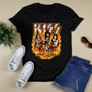 KISS End Of The Road World Tour 2021 Rock Band front 4 T Shirt