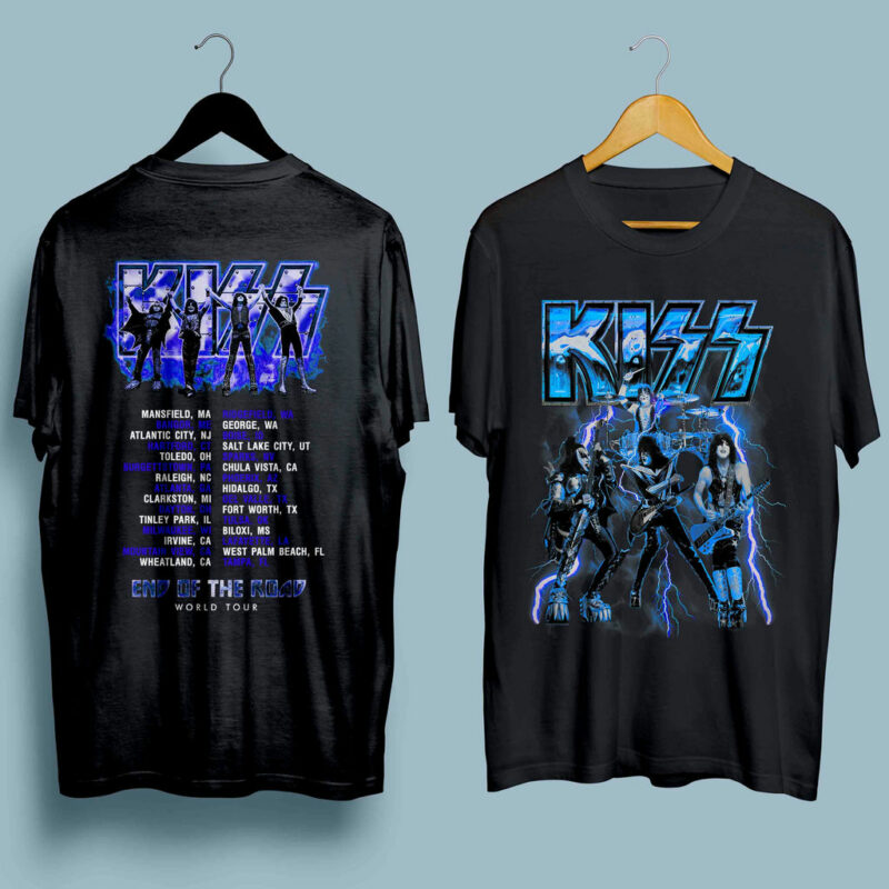 Kiss End Of The Road World Tour 2021 Front 4 T Shirt