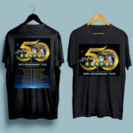 Kansas Band 50th Anniversary Tour 2023 front 5 T Shirt