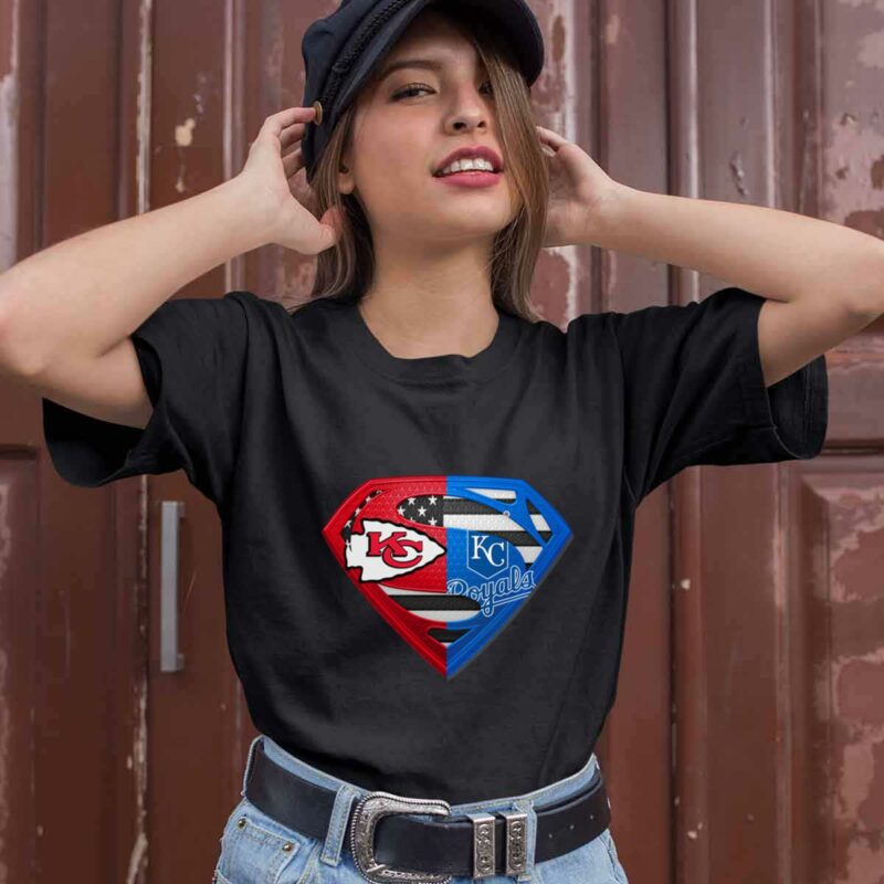 Kansas City Chiefs And Kansas City Royals Superman 0 T Shirt