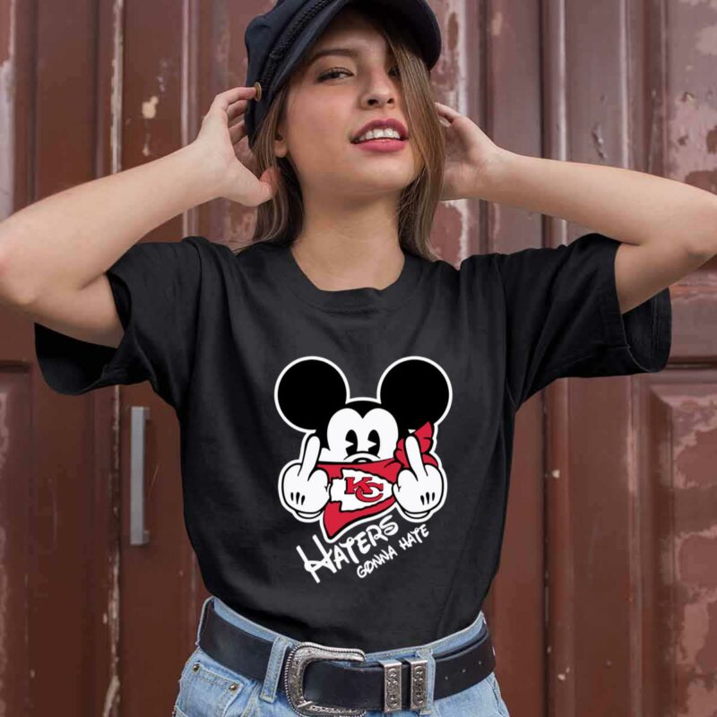 Kansas City Chiefs Haters Gonna Hate Mickey Mouse 0 T Shirt