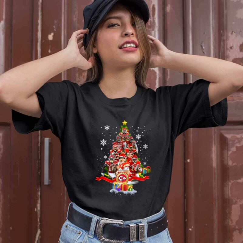 Kansas City Chiefs Players Signatures Christmas Tree 0 T Shirt