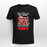 Kansas City Chiefs Real Women Love Baseball Smart Women Love The Chiefs 2 T Shirt