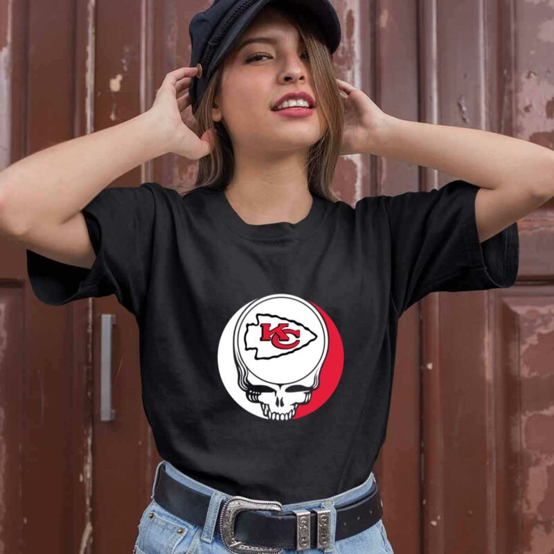 Kansas City Chiefs Your Face Football Fan Supporter Grateful Dead 0 T Shirt