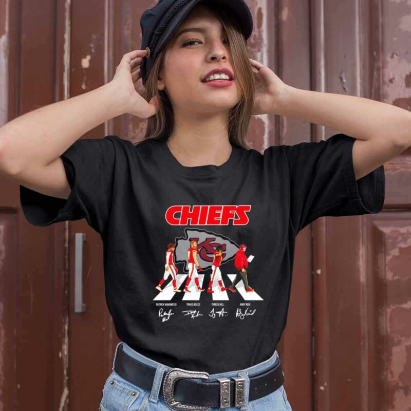 Kansas City Chiefs Abbey Road 2021 Signatures 0 T Shirt