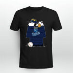 Kansas City Royals Snoopy And Woodstock Resting Together 3 T Shirt