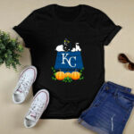 Kansas City Royals Snoopy Pumpkin House 2 T Shirt