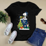 Kansas City Royals Snoopy Woodstock Christmas 2 T Shirt