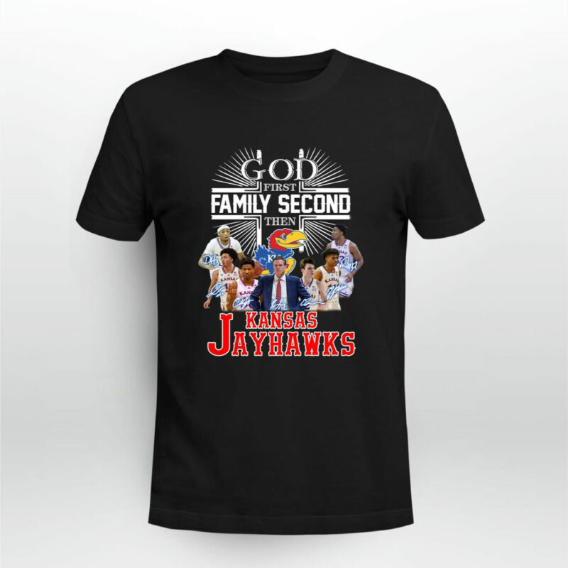 Kansas Jayhawks God First Family Second 0 T Shirt