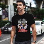 Kansas Jayhawks God First Family Second 2 T Shirt