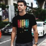 Kansas Rock Band Retro Style 0 T Shirt