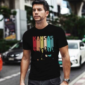 Kansas Rock Band Retro Style 0 T Shirt