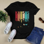 Kansas Rock Band Retro Style 3 T Shirt
