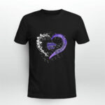 Kansas State Wildcats logo heart 0 T Shirt