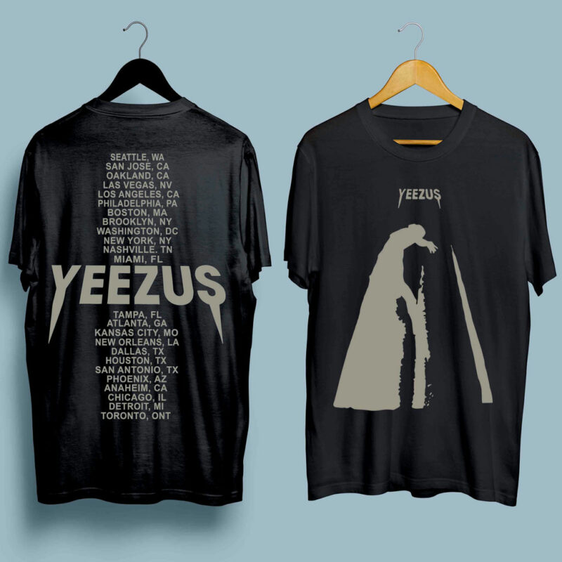 Kanye West Yeezus Tour Front 4 T Shirt