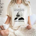 Karl Marx I Hate Capitalism Funny Grammar Revolutionary 1 T Shirt