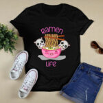 Kawaii Love Ramen Life Panda Bowl Gifts For Teen Girls Anime 4 T Shirt