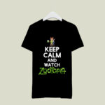 Keep calm and watch Zootopia funny in st Patrick day 4 T Shirt