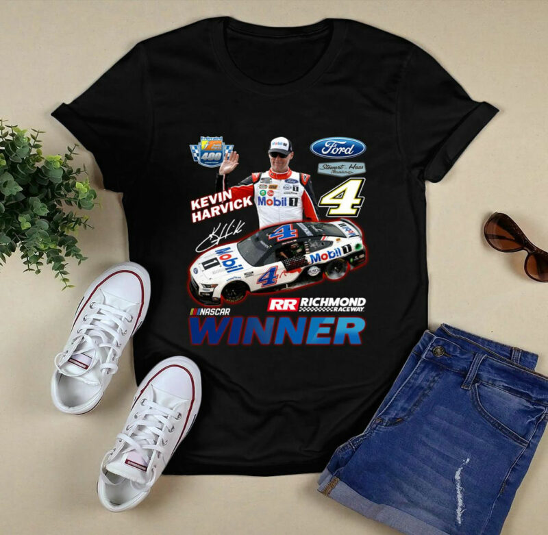 Kevin Harvick Winner Federated Auto Parts 4 0 T Shirt