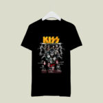 Kiss 50 years 1973 2023 signatures 3 T Shirt