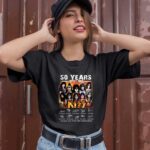 Kiss 50th Anniversary 1973 2023 Thank You For The Memories 1 T Shirt