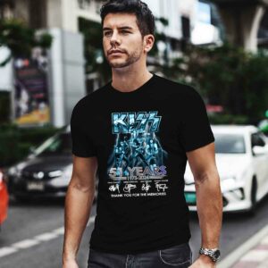 Kiss 51 Years Of 1973 2024 Thank You For The Memories 0 T Shirt