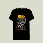 Kiss Band 50 years 1973 2023 signatures 3 T Shirt