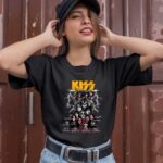 Kiss Band 51 years 1973 2024 signatures 1 T Shirt