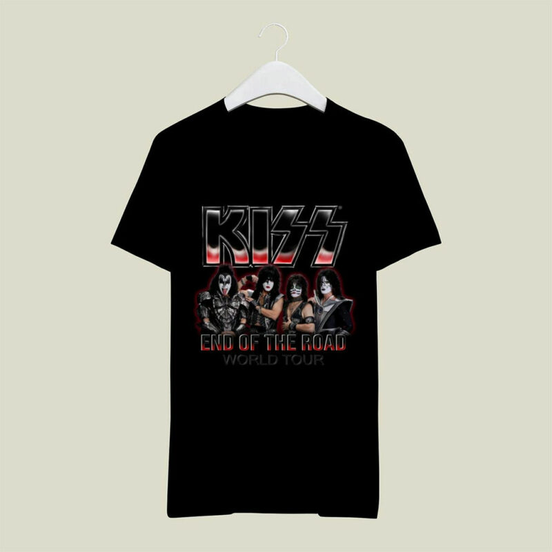 Kiss Band End Of The Road World Tour Front 4 T Shirt