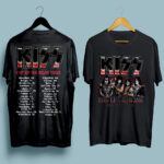 Kiss Band End Of The Road World Tour front 5 T Shirt