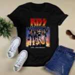 Kiss Band Rock Destroyer Album 47th Anniversary front 4 T Shirt